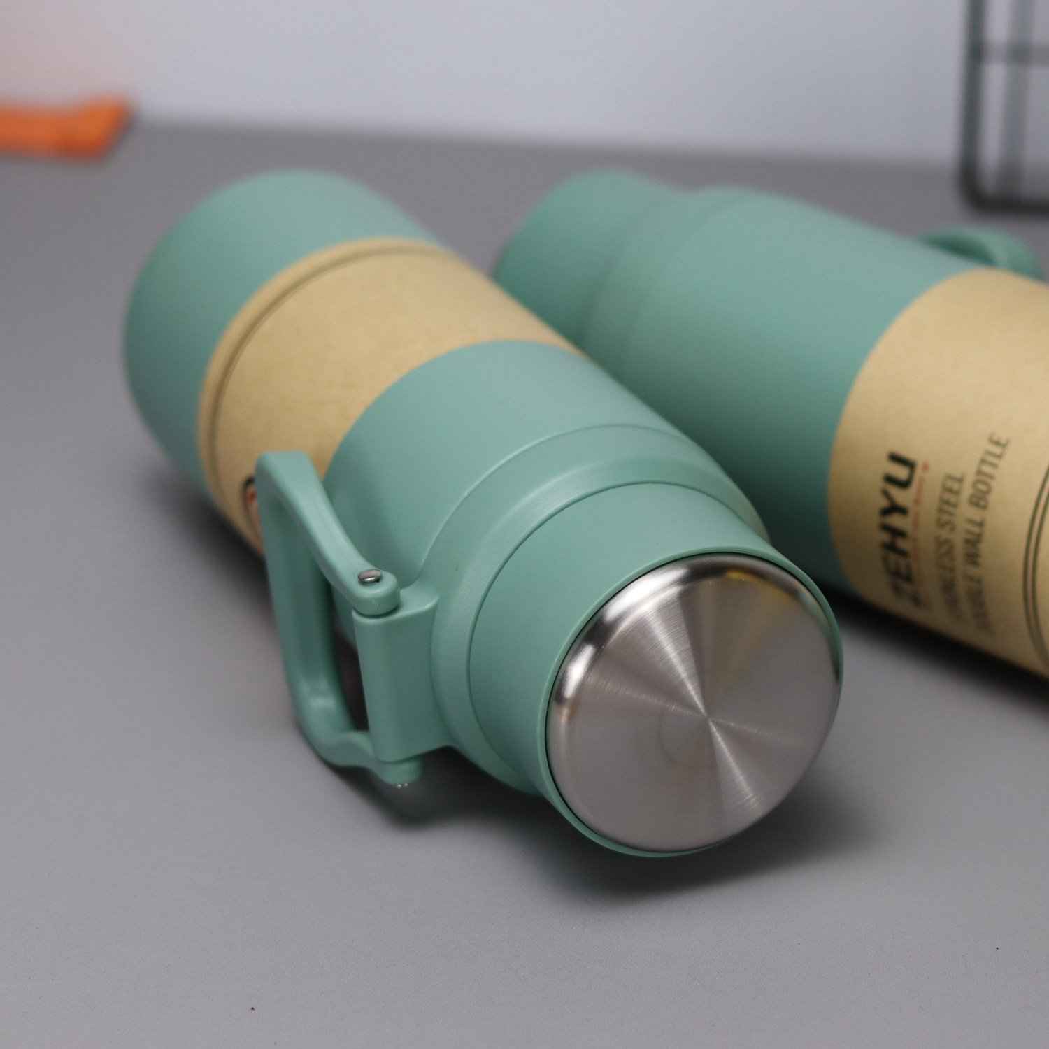 800ml /1000ml thermal Double-Layer Stainless Steel Vacuum Thermos Coffee Travel Mug Business Trip Water Bottle