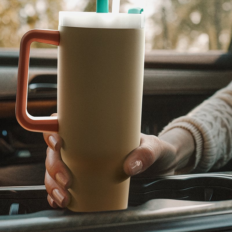 Special Lid 40oz Tumbler With 2 in 1 Lid Straw Double Wall Insulated Vacuum Adventure tumbler Travel Mug Custom Logo Color