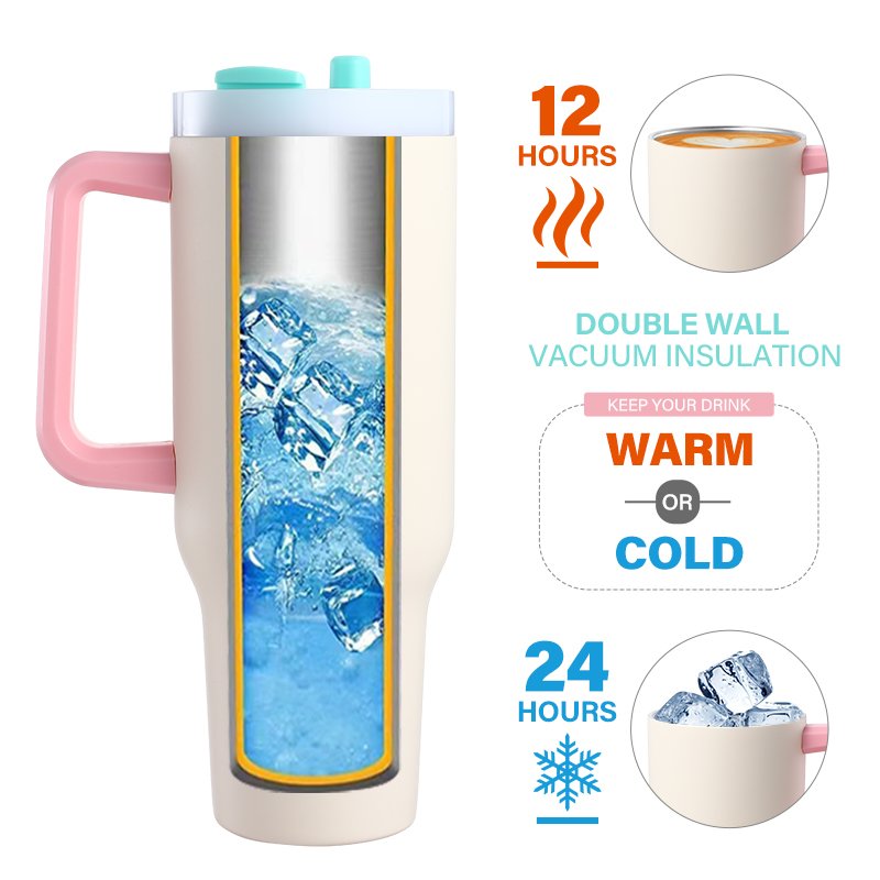 Special Lid 40oz Tumbler With 2 in 1 Lid Straw Double Wall Insulated Vacuum Adventure tumbler Travel Mug Custom Logo Color