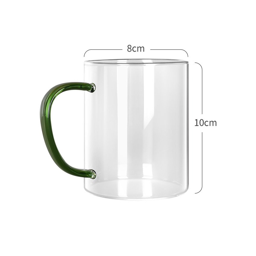 Durable New Designed 400Ml/650Ml Large Capacity Borosilicate Glasses Safe eco friendly Glass Tea Cup coffee mug