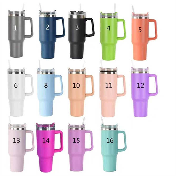 40oz tumbler with handle coffee tumbler Travel Mug stainless steel 40oz tumbler with handle