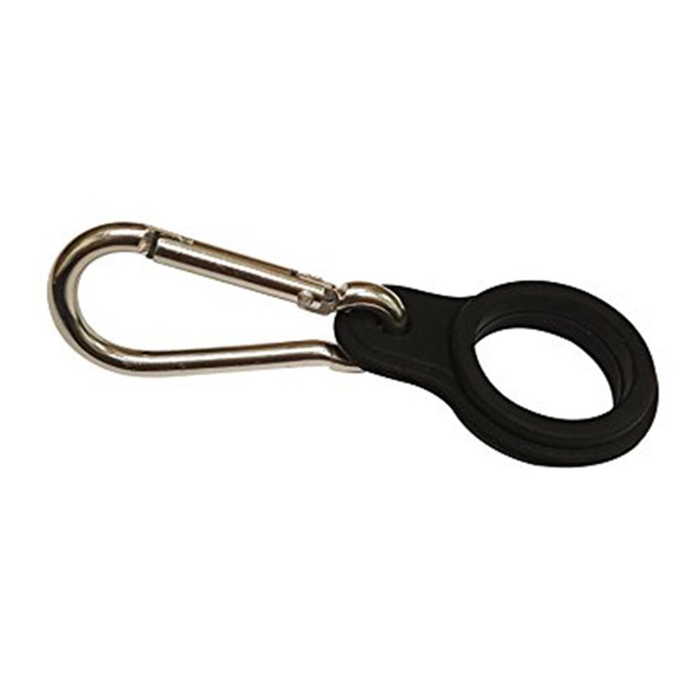 Stainless Steel Water Bottle Accessories Silicone Handle For Cola Shape Bottle Silicone Carrier Holder with Carabiner
