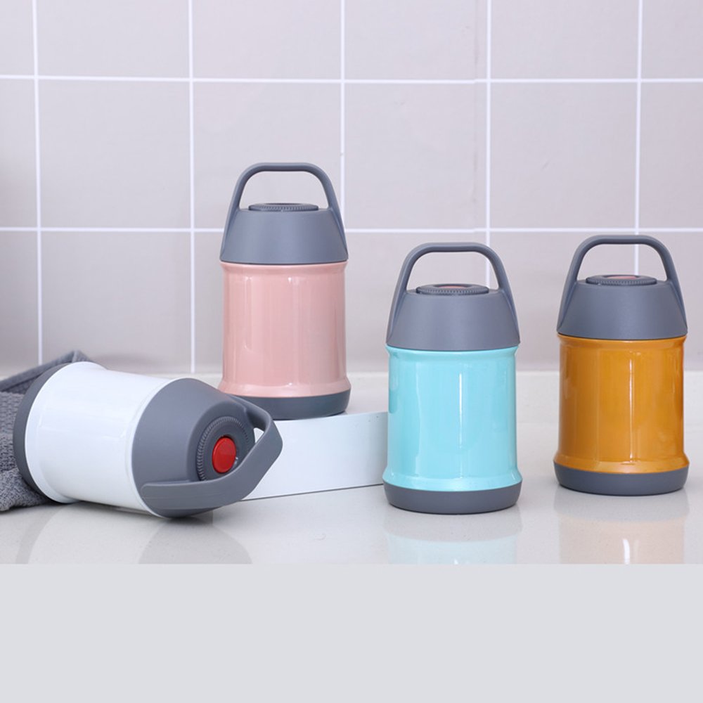 Wholesale Stainless Steel Thermos Water Bottle 304 Vacuum Thermos Flask Food Jar Powder coating Braised Beaker Lunch Box