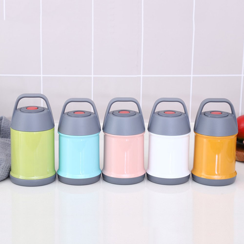 Wholesale Stainless Steel Thermos Water Bottle 304 Vacuum Thermos Flask Food Jar Powder coating Braised Beaker Lunch Box