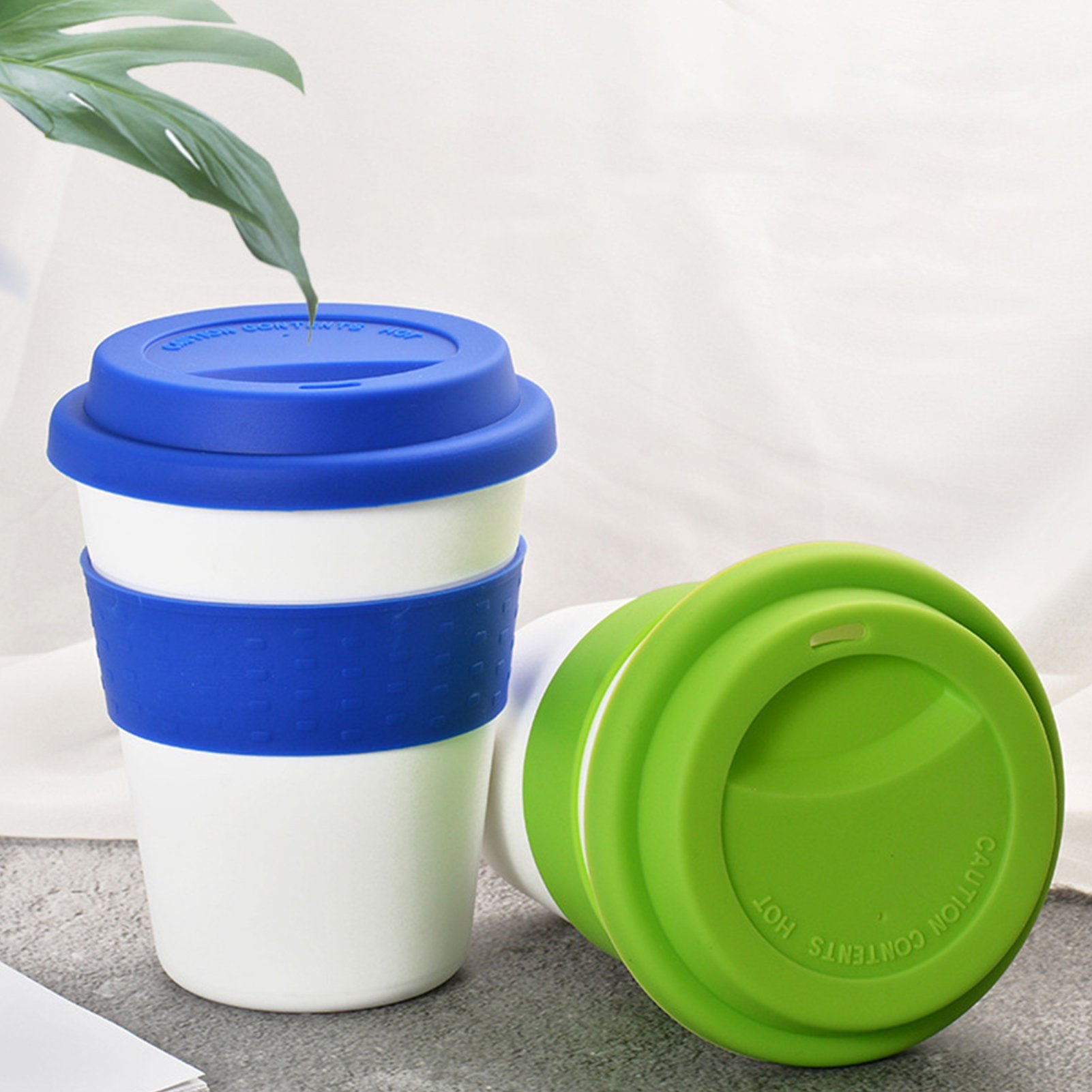 Hot Sales Custom Reusable Coffee Mug Portable Travel Cup Silicone Coffee Cup With Lid