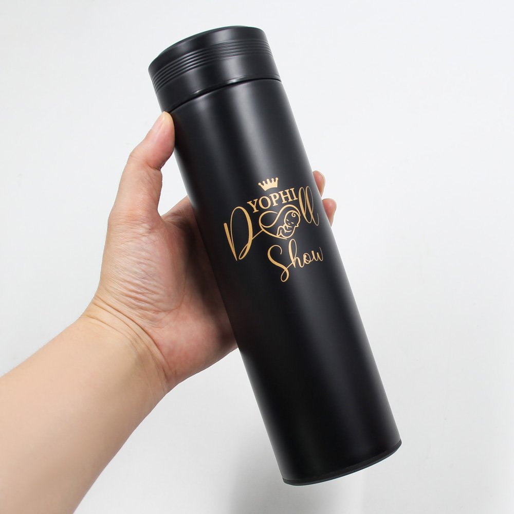 304 Stainless Steel Smart Water Bottle 500ml LED Thermos Temperature Display Thermal Flask Intelligent Temperature Water Cup