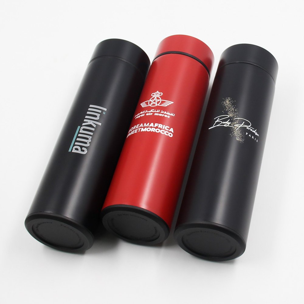 304 Stainless Steel Smart Water Bottle 500ml LED Thermos Temperature Display Thermal Flask Intelligent Temperature Water Cup