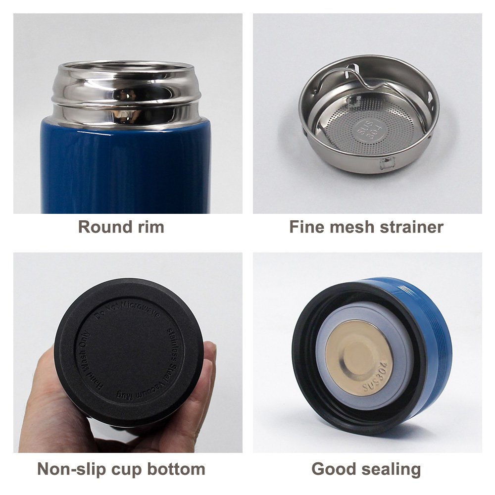304 Stainless Steel Smart Water Bottle 500ml LED Thermos Temperature Display Thermal Flask Intelligent Temperature Water Cup