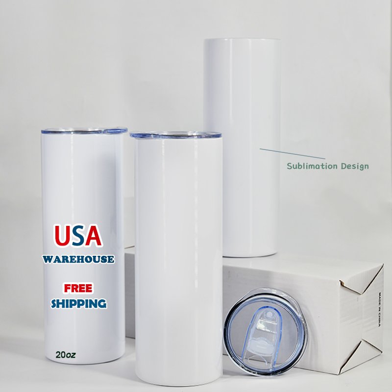 Wholesale Us Warehouse 20oz Sublimation Blanks Tumbler Stainless Steel Double Wall Coffee Mug Insulated Tumbler