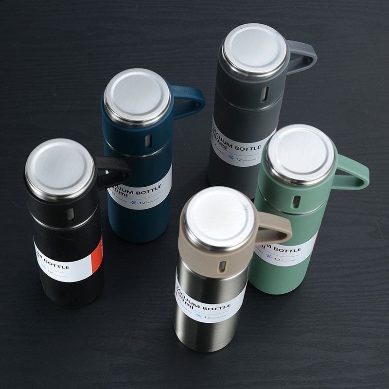 insulated stainless steel flask double walled food flask thermos
