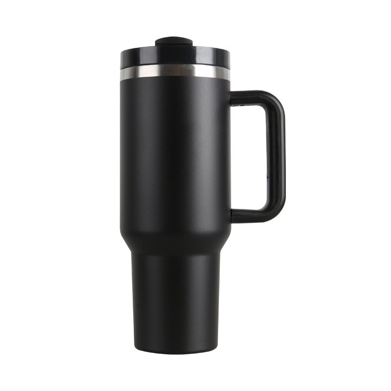 Bulk custom logo stainless steel travel 40oz mug coffee cup sublimation tumbler cup with handle and straw