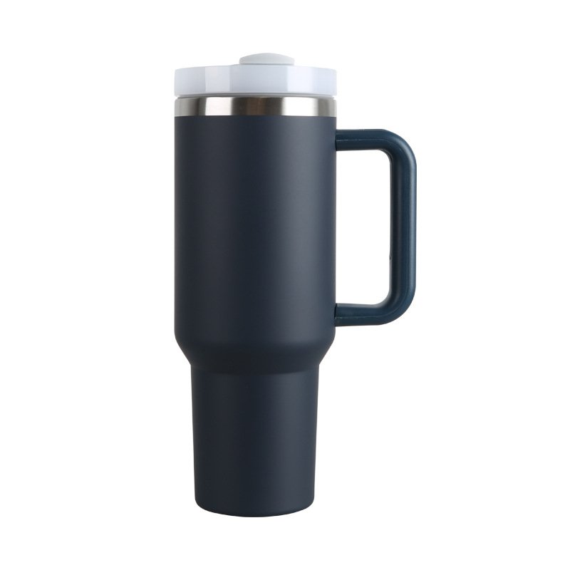 Bulk custom logo stainless steel travel 40oz mug coffee cup sublimation tumbler cup with handle and straw