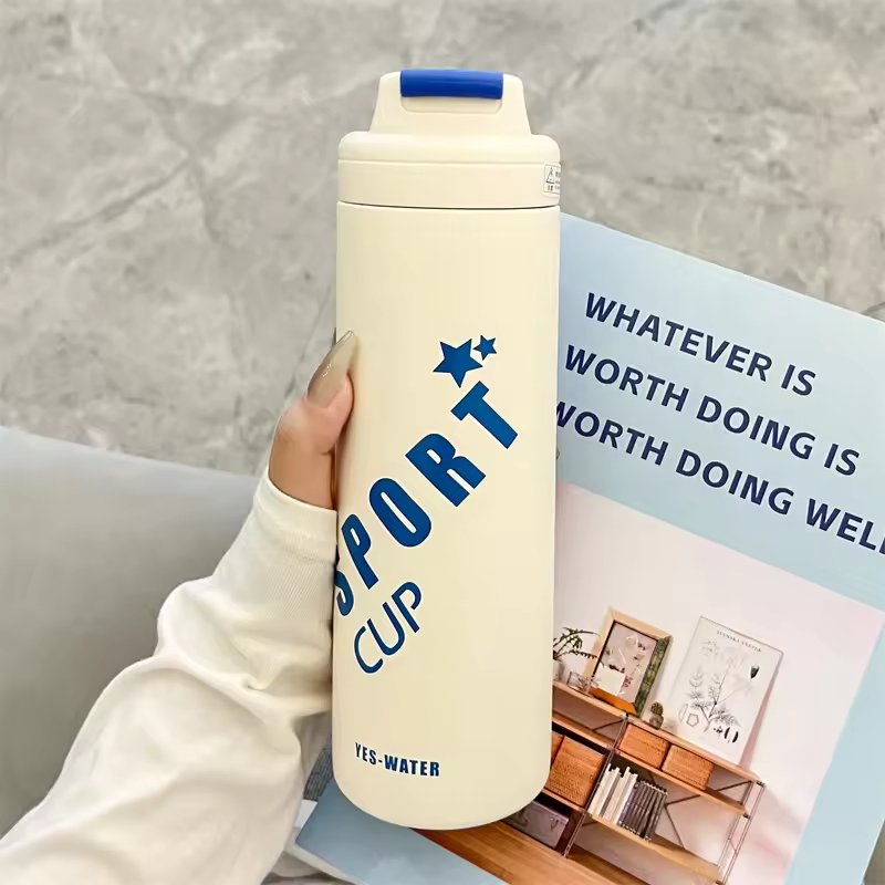 Outdoor Sports Stainless Steel Insulated Tumblers Cup Mug Personalized Fashion Student Vacuum Flask Water Bottle