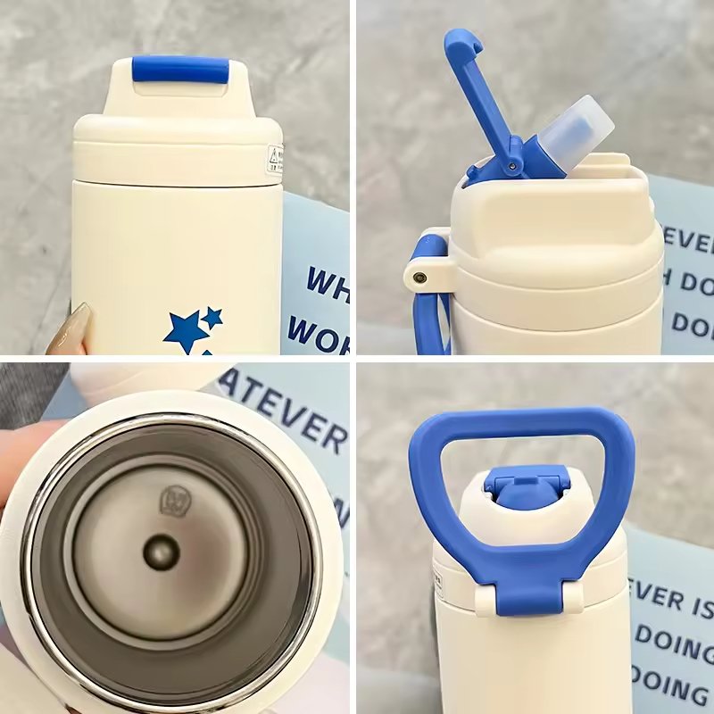 Outdoor Sports Stainless Steel Insulated Tumblers Cup Mug Personalized Fashion Student Vacuum Flask Water Bottle