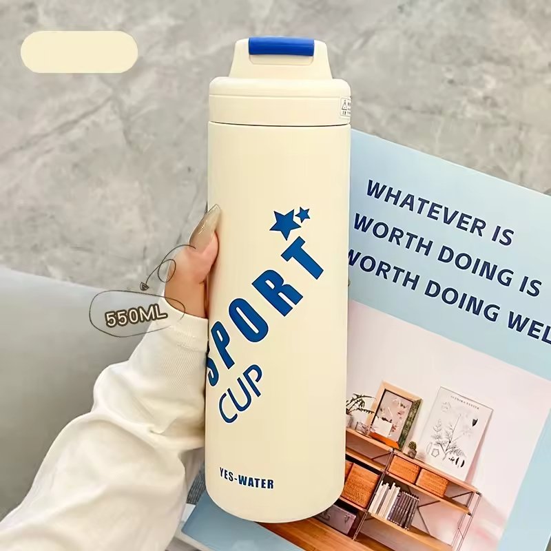 Outdoor Sports Stainless Steel Insulated Tumblers Cup Mug Personalized Fashion Student Vacuum Flask Water Bottle