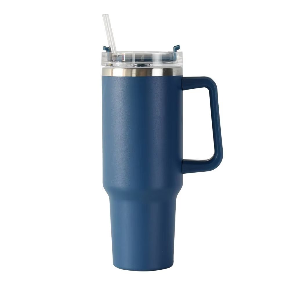 40oz Stainless Steel Thermos Cup Vacuum Insulated Tumbler Cup with Handle Portable Traveling Coffee Mug for Car