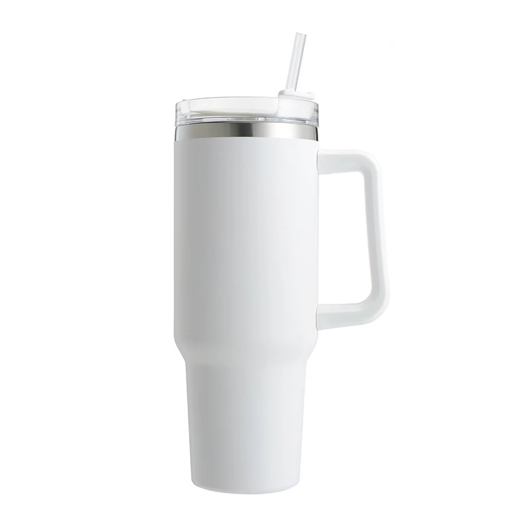 40oz Stainless Steel Thermos Cup Vacuum Insulated Tumbler Cup with Handle Portable Traveling Coffee Mug for Car