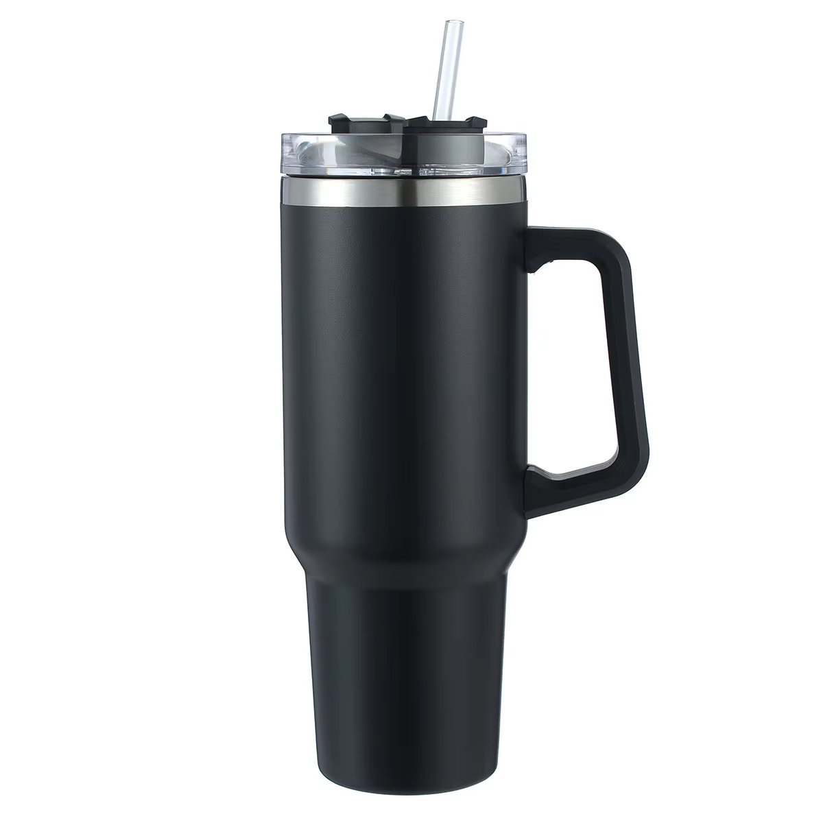 40oz Stainless Steel Thermos Cup Vacuum Insulated Tumbler Cup with Handle Portable Traveling Coffee Mug for Car