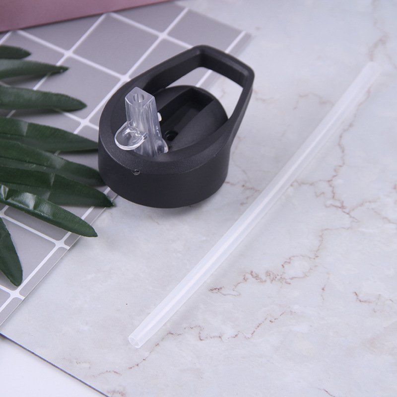Wholesale 24oz Bpa Free Portable Handle Transparent Plastic Cup Water Bottles with Straw for Adults