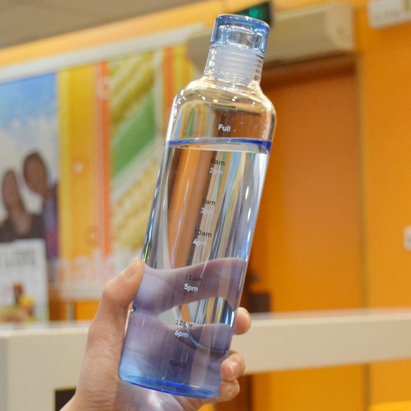 Time maker borosilicate glass high quality hot sale ins popular water cup heat resistance milk tea cup portable water bottle