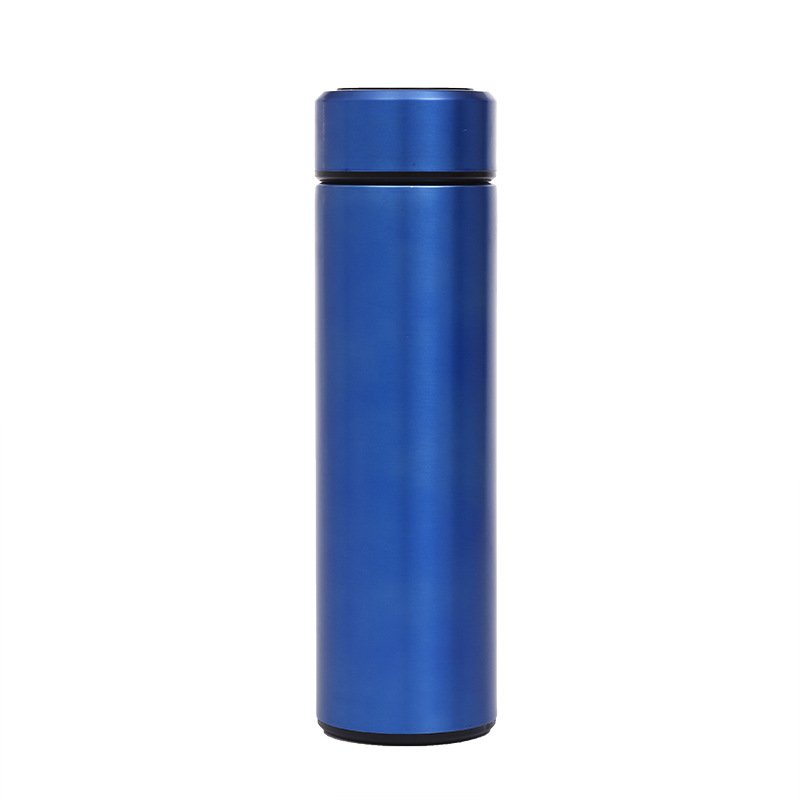 LED Temperature Display 500ML Travel Stainless Steel Vacuum Thermos Cap Smart Water Bottle Cup