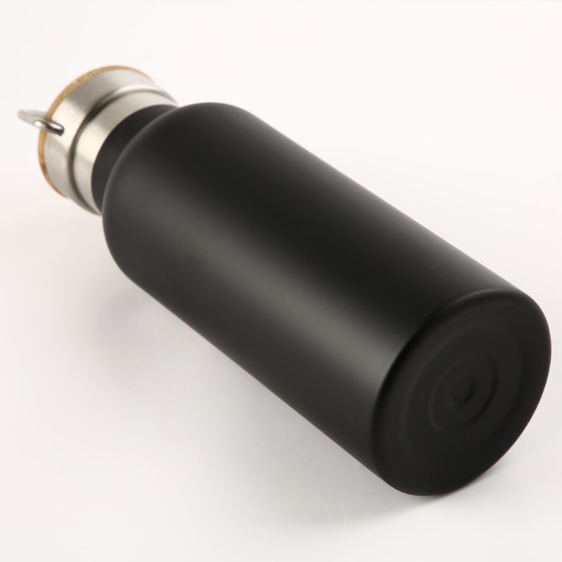 Powder Coating Custom Logo Thermo Flask 500ml / 750ml Bpa Free Big Mouth Vacuum Leak Proof Lid Travel Water Bottle Vacuum