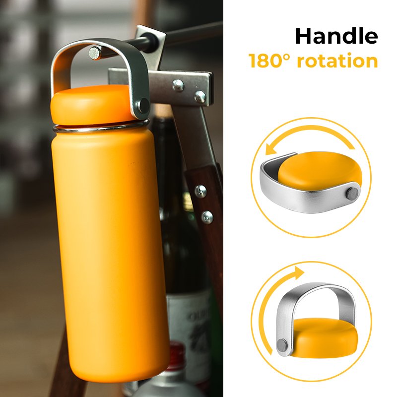 Hot Seller Wide Mouth Stainless Steel Double Walled Vacuum Flask bottles Insulated Sport Water Bottles With Custom Logo Gym