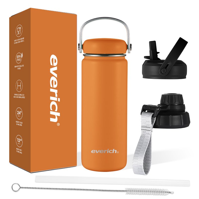 Hot Seller Wide Mouth Stainless Steel Double Walled Vacuum Flask bottles Insulated Sport Water Bottles With Custom Logo Gym