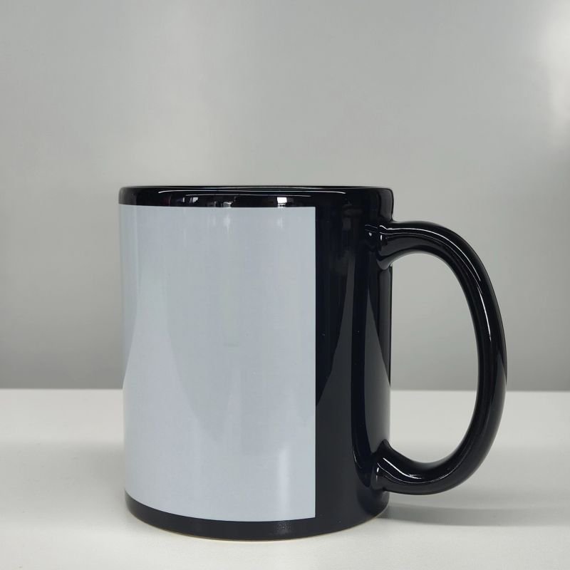 Hamning Sublimation Mugs Wholesale Coffee Cup Pearl Manufacturer 11oz Black Ceramic Mug