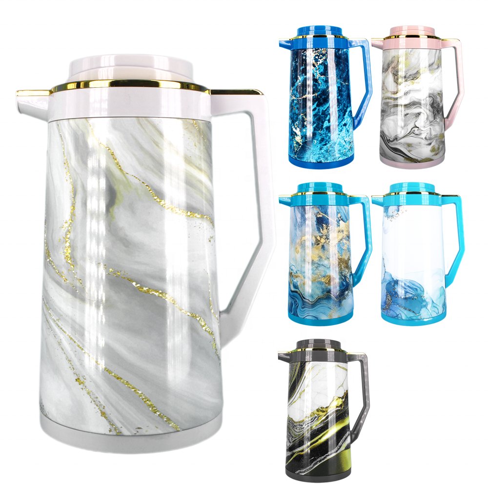 Hobby Lobby 1098 New Modern Design White Glass Liner Inside Big Capacity Thermal Vacuum Flask