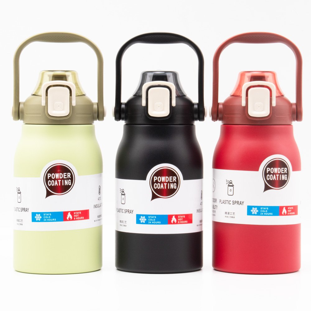 Stainless steel vacuum flask with handle Thermal Drink Bottle Double Wall Vacuum Insulated Stainless Steel Water Bottle