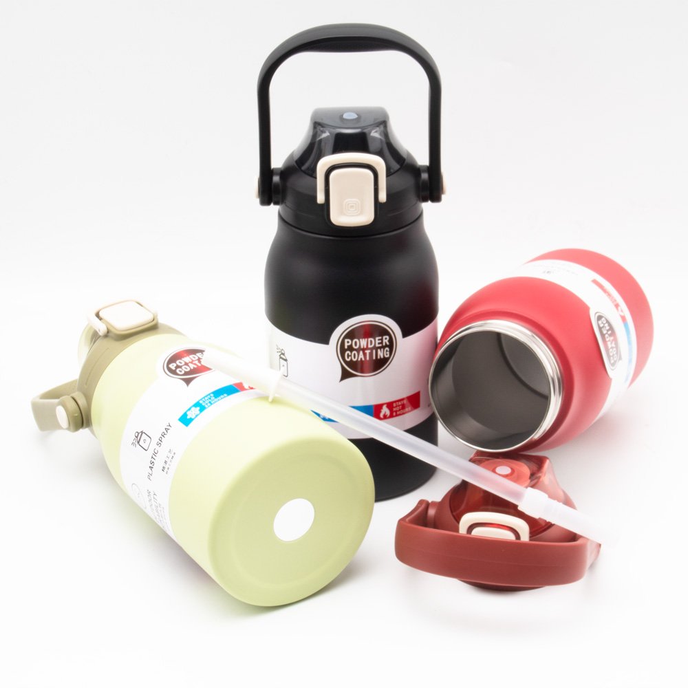 Stainless steel vacuum flask with handle Thermal Drink Bottle Double Wall Vacuum Insulated Stainless Steel Water Bottle