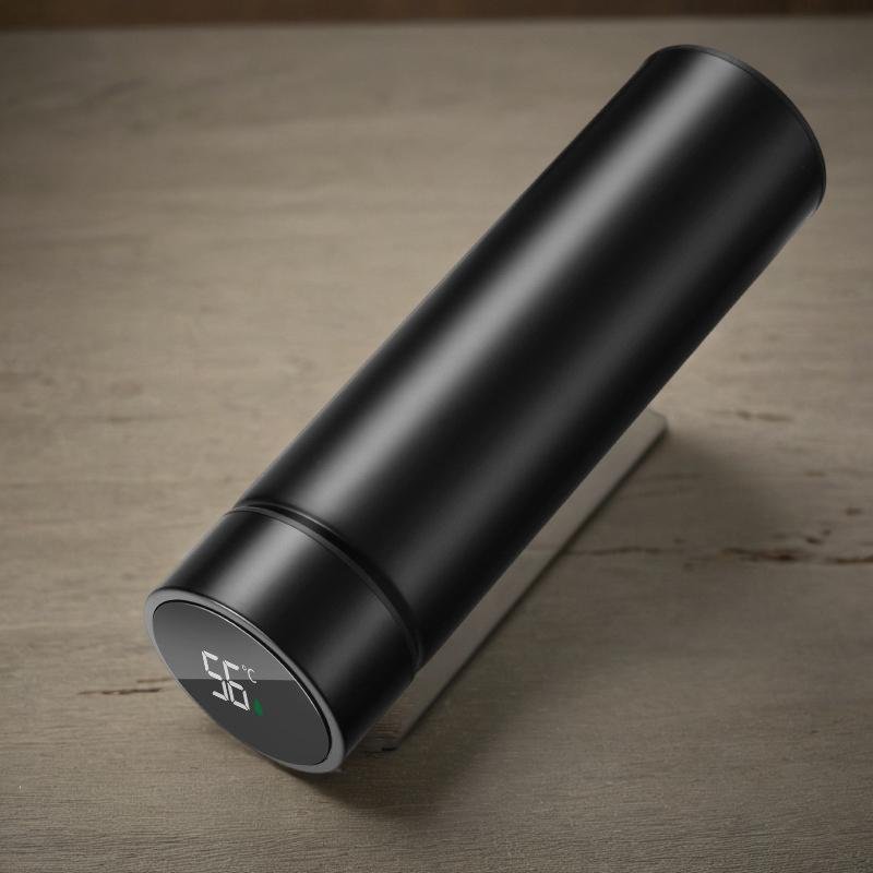 Smart LED display temperature Vacuum insulation water bottle Portable Stainless Steel Intelligent Vacuum Flask
