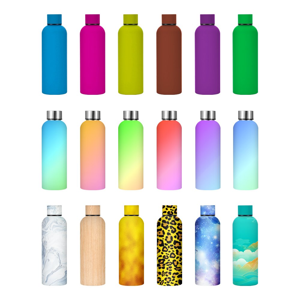 Customized Logo Keep Warm And Cold Stainless Steel Vacuum Flask With Rubber Cover