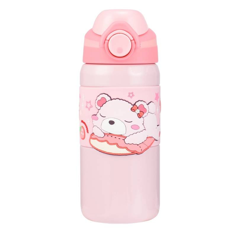 PINKAH gift set vacuum kids straw water bottle 18/8 stainless steel vacuum flask kids stainless steel children