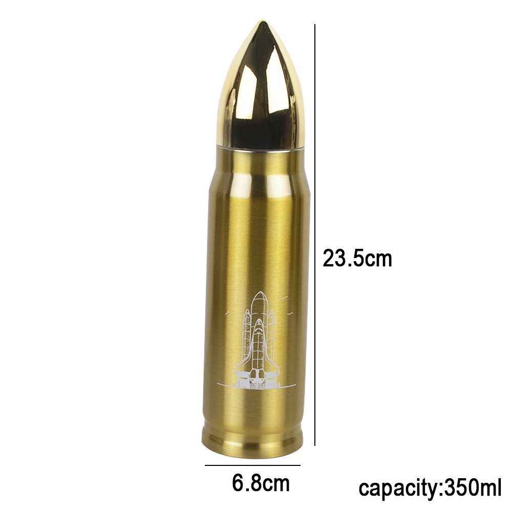 Double Wall Vacuum Thermos Coffee Mug Stainless Steel 12 oz 17oz Bullet Insulated Tumbler for Travel Gym