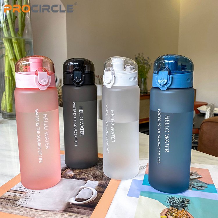 Hot sell Custom logo 560ml plastic sports water bottle