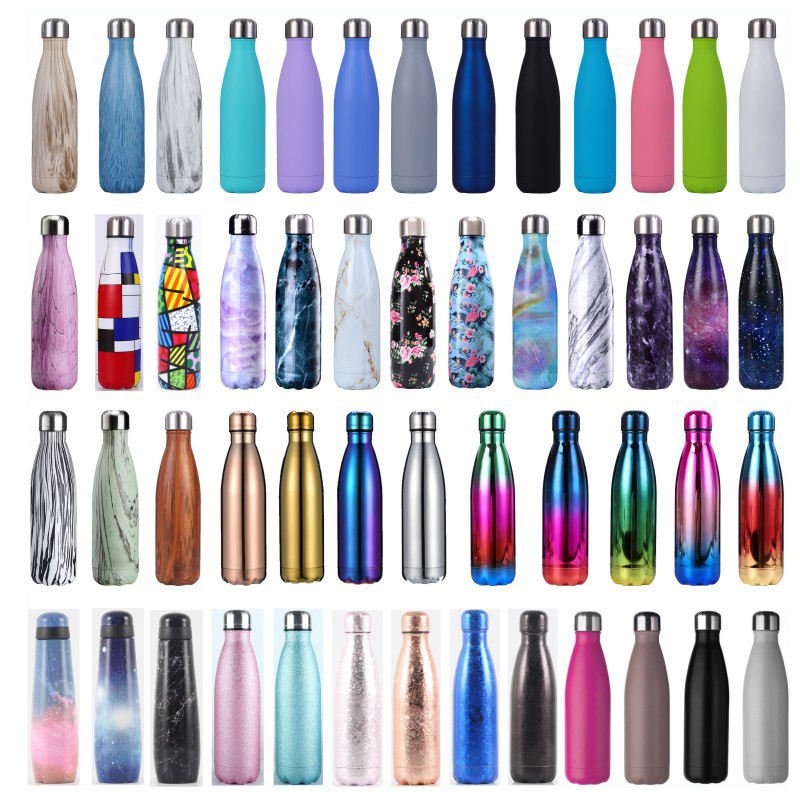 Cola double wall vacuum seal metal insulated water bottle custom thermos gym sport drink bottle stainless steel water bottles