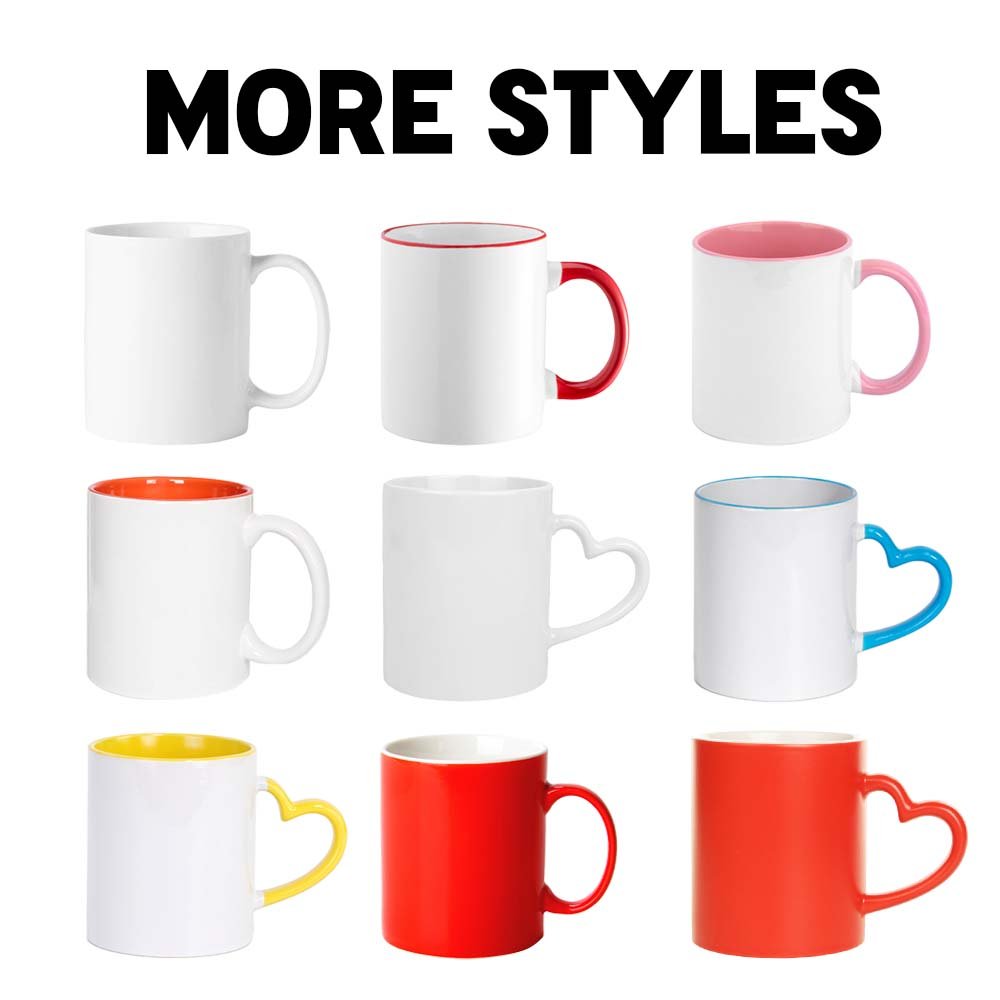 custom logo China Supplier cute porcelain sublimation coffee mug personalized travel mug 11oz logo printing coffe mug ceramic