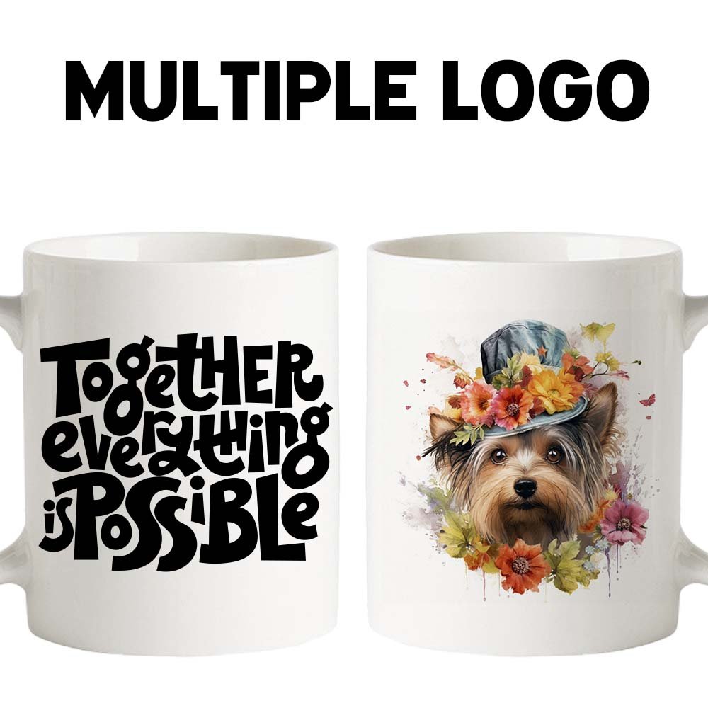 custom logo China Supplier cute porcelain sublimation coffee mug personalized travel mug 11oz logo printing coffe mug ceramic