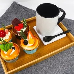 New Arrival Wholesale 11oz sublimation blanks ceramic mug inner color coffee milk tea ceramic mug with tea spoon