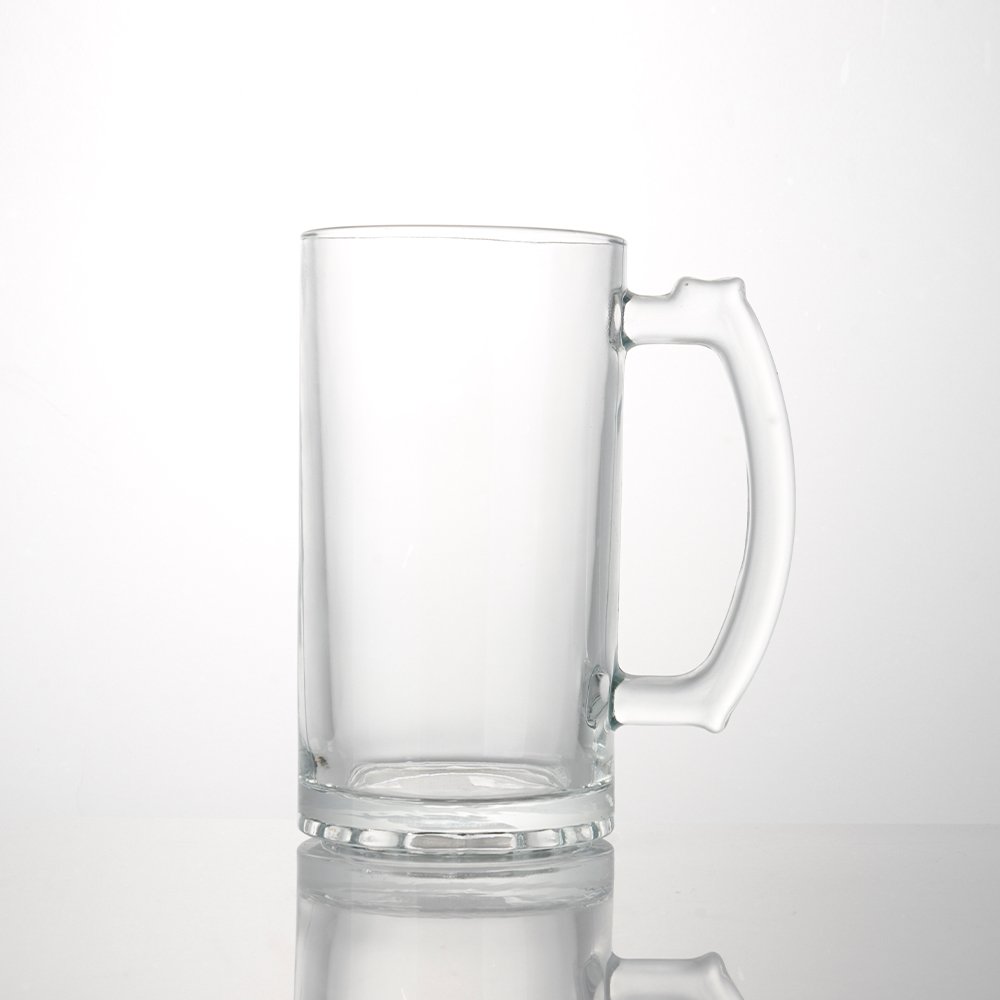 Hot selling 480ml 16oz Stein beer glass mug cup custom beer mug with handle for pub bar