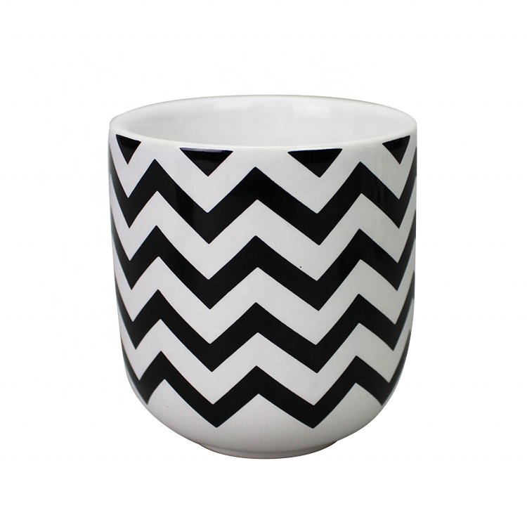 Modern Contemporary Art Deco Design 80ml Ceramic Cups for Latte Cappuccino Tea Porcelain Mug Set for Home Use