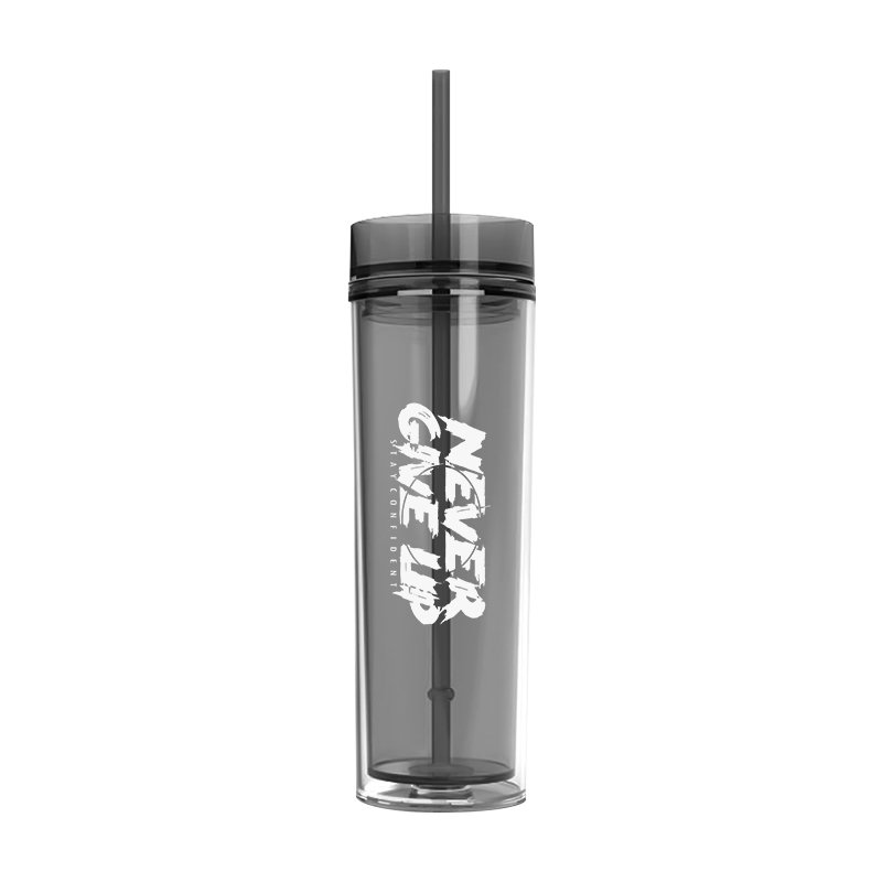 16oz acrylic tumblers double wall plastic clear color tumbler 500ml drinking water bottles BPA FREE