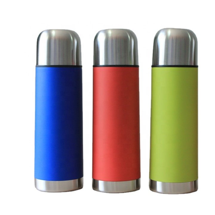 Big quantity sale bullet type double wall stainless steel vacuum flask