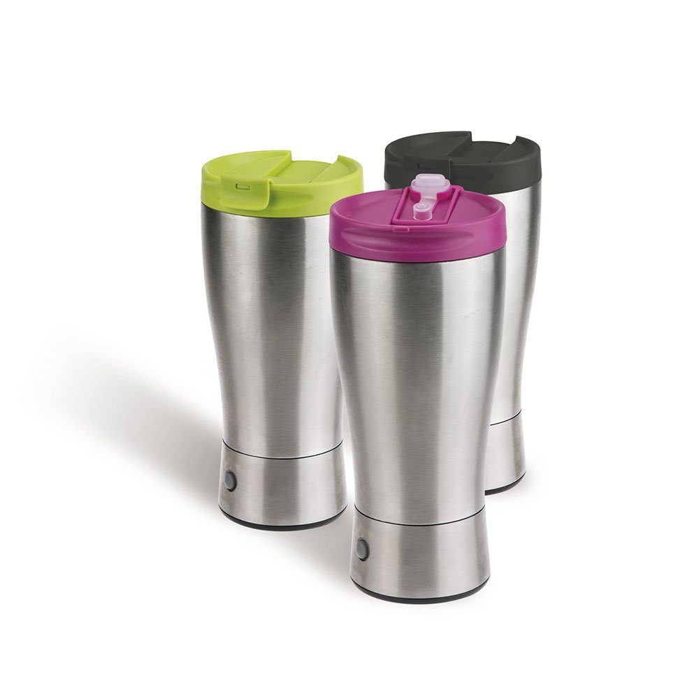 Portable Double Wall Insulated Vacuum Stainless Steel Electric Automatic Mixer Thermos Electric Heating Cup Coffee Mug