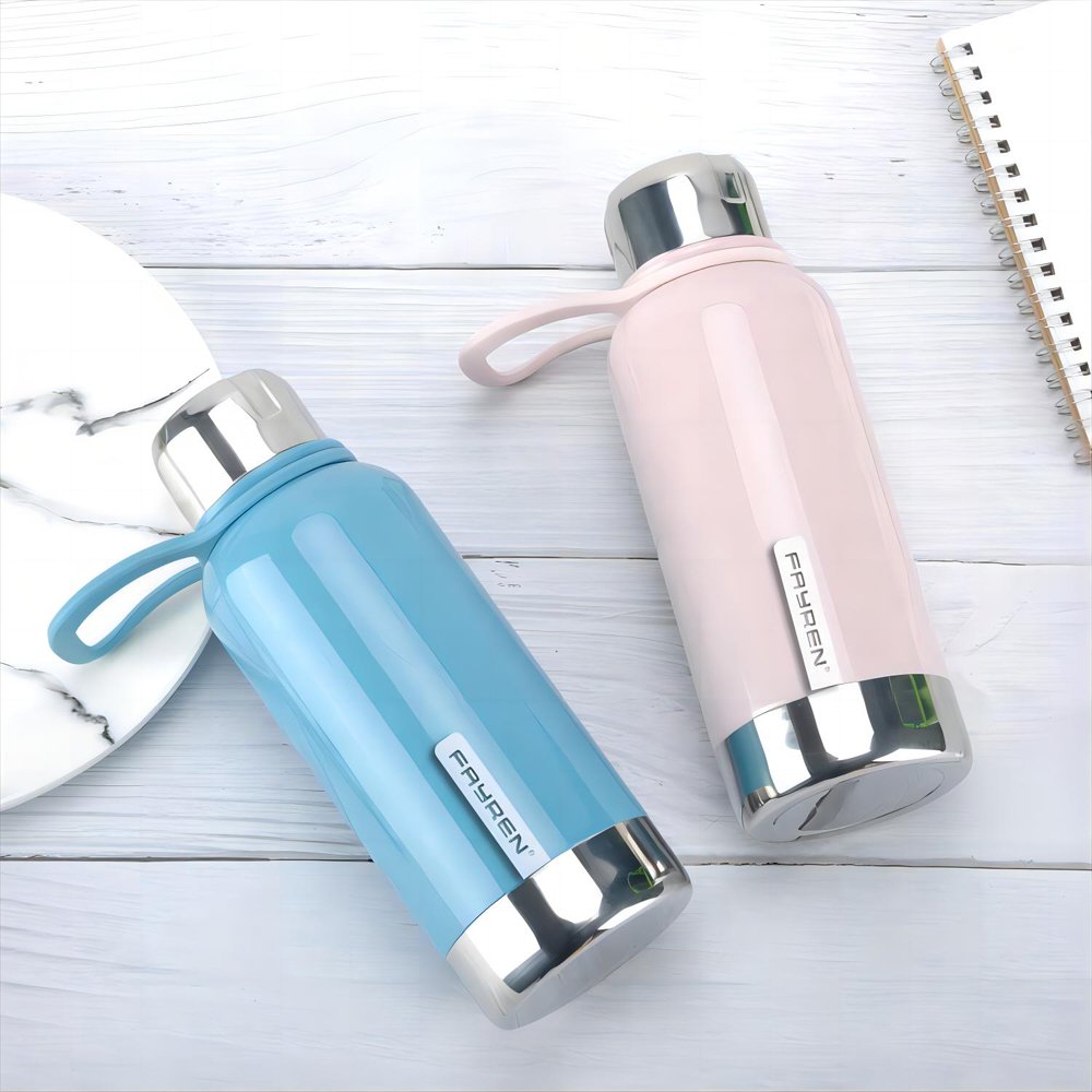 Customize Fashion Vacuum Flasks Outdoor Insulated Water Bottle Leakproof Travel Camping Stainless Steel Drink Thermoses