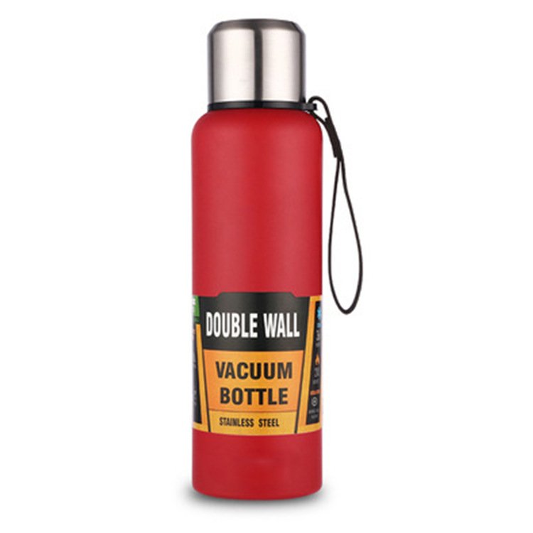 500ML 750ML 1L Keep Hot and Cold Double Wall Stainless Steel Water Bottle Thermos Bottle Insulated Vacuum Flask for Sport