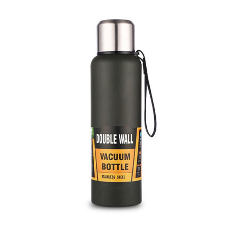 500ML 750ML 1L Keep Hot and Cold Double Wall Stainless Steel Water Bottle Thermos Bottle Insulated Vacuum Flask for Sport