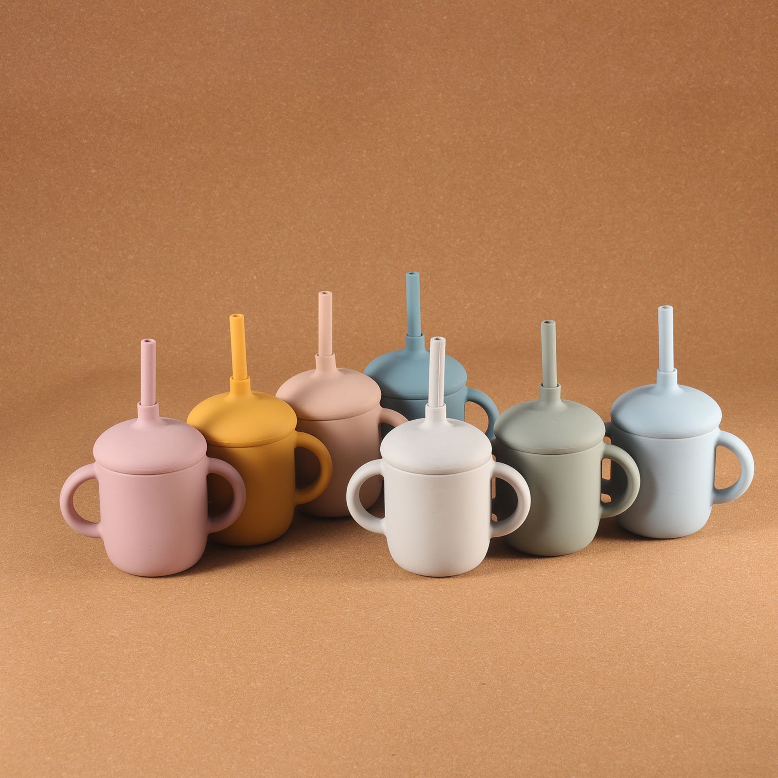 Best sell Cute Bpa Free Dishwasher Safe Infant Training Sippy Cup Eco Friendly Healthy Silicone Baby Cup
